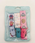 Doggies n Donuts Pacifier Clip 3 Pack