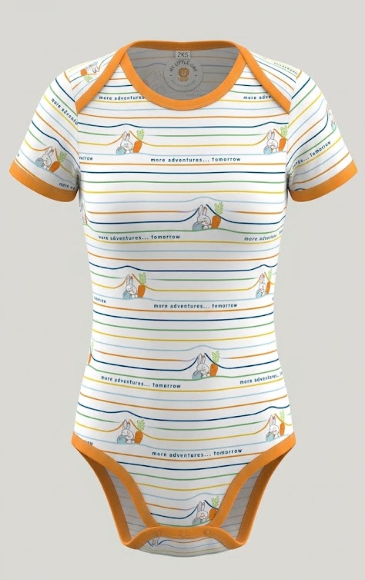 More Adventures Tomorrow Short Sleeve Adult Onesie